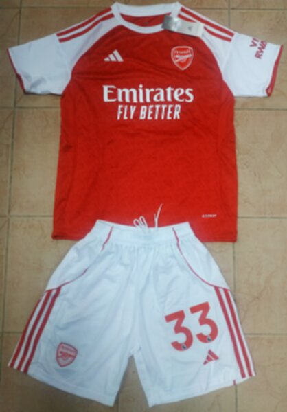 форма Arsenal №33 CALAFIORI, 2025-2026 adidas, домашняя, полиэстер 100%