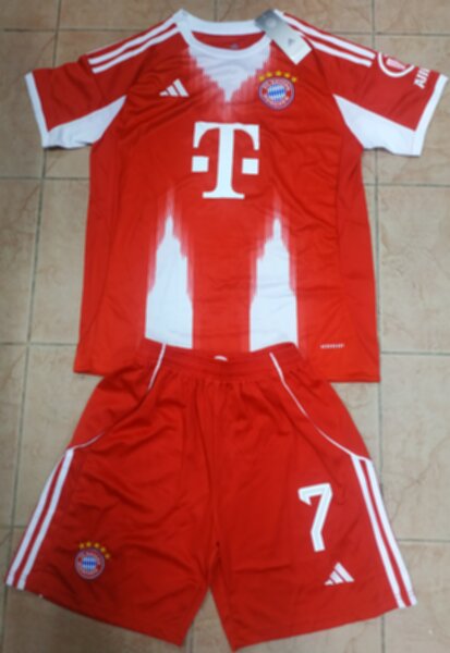 форма Bayern Munchen  №7 GNABRY  2025-2026 adidas,домашняя,полиэстер 100%