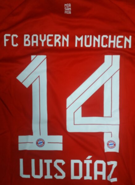форма Bayern Munchen  №14 LUIS DIAZ 2025-2026 adidas,домашняя,полиэстер 100%