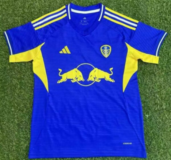 майка футбольная Лидс Юнайтед,гостевая,2025-2026, полиэстер 100%