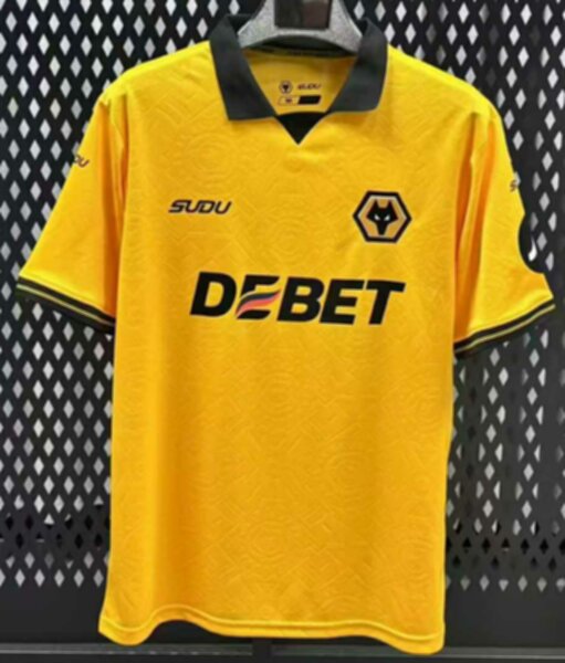 майка футбольная Вулверхэмптон,2025-2026,полиэстер 100%