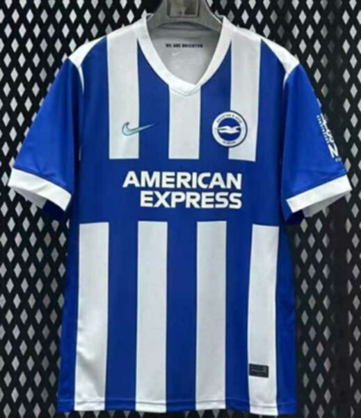 майка футбольная Брайтон энд Хоув Альбион,2025-2026, домашняя,полиэстер 100%