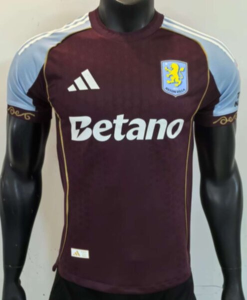 майка футбольная Астон Вилла,2025-2026,домашняя,полиэстер 100%