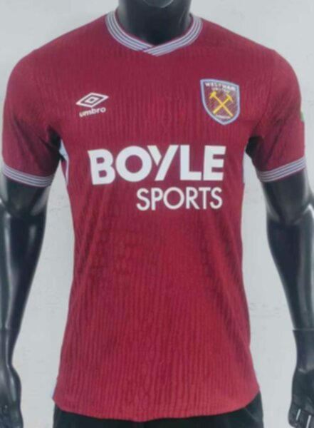 майка  West Ham United,2025-2026,домашняя,полиэстер 100%
