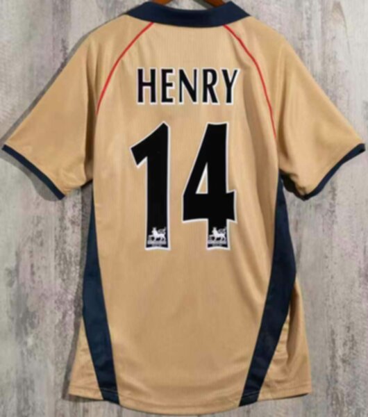 майка ретро Arsenal #14 Henry,2001-2002,полиэстер 100%