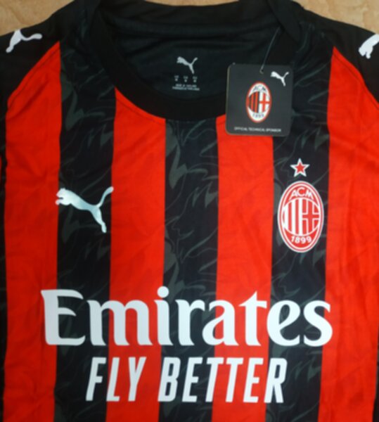 майка AC Milan, 2025-2026,домашняя,длинный рукав,полиэстер 100%