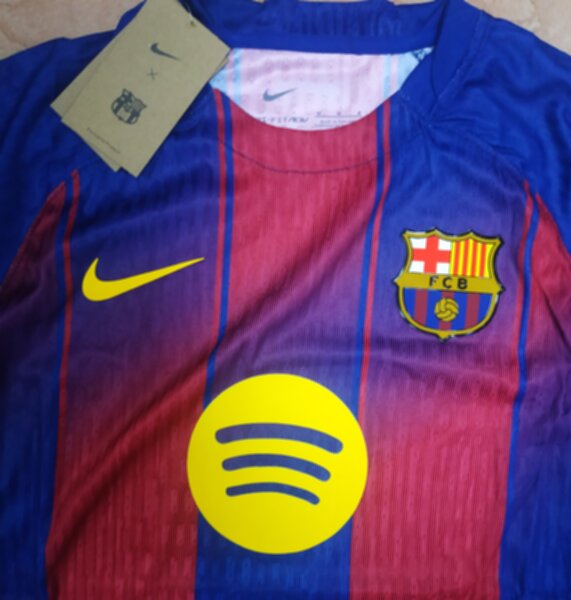 майка футбольная Барселона,длинный рукав,2025-2026,домашняя