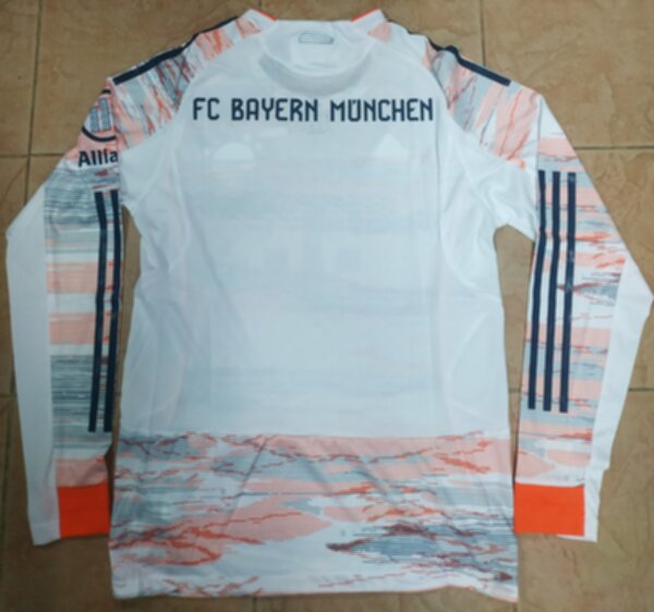 майка Bayern Munchen,длинный рукав,2025-2026,adidas,гостевая, полиэстер 100%