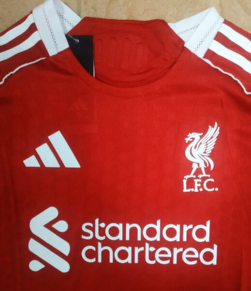 майка футбольная Ливерпуль,2025-2026,длинный рукав,полиэстер 100%