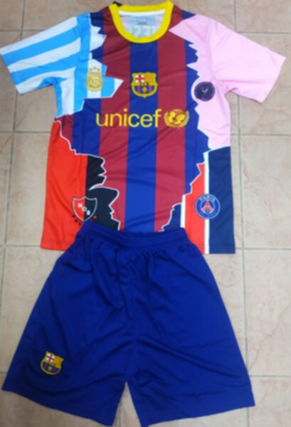форма футбольная детская #10 Месси, полиэстер 100%