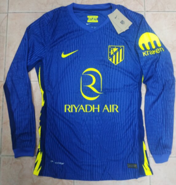 майка Atletico Madrid,длинный рукав,2025-2026,Nike,гостевая,полиэстер 100%