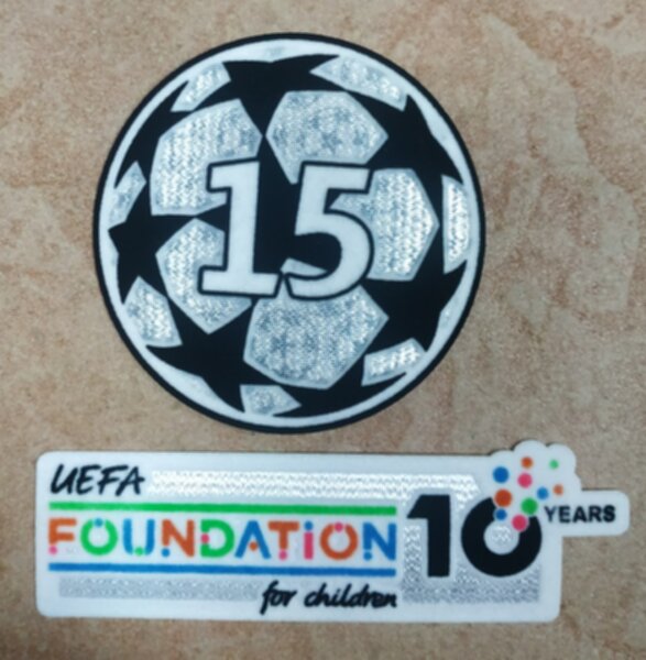 термонашивки Лига чемпионов для Реал Мадрид 7,5см и 11,5*3,5см