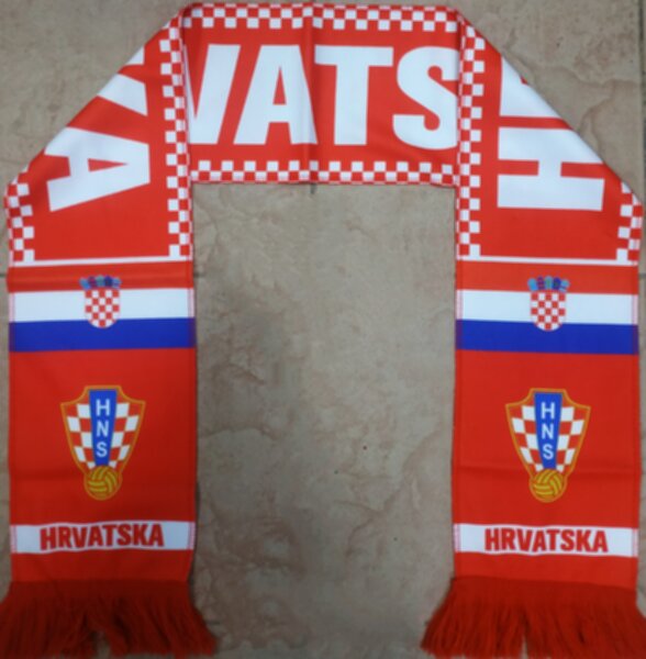 шарф сборной Хорватии,флис,130х16см.