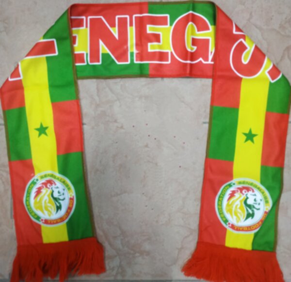 шарф сборной Сенегала,флис,130х16см.