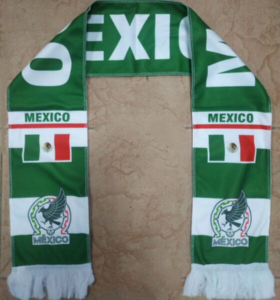 шарф сборной Мексики,флис,130х16см.