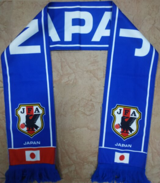 шарф сборной Японии,флис,130х16см.