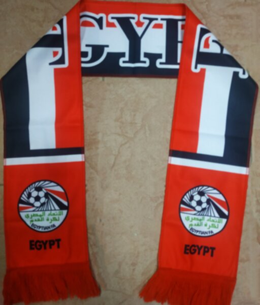 шарф сборной Египта,флис,130х16см.