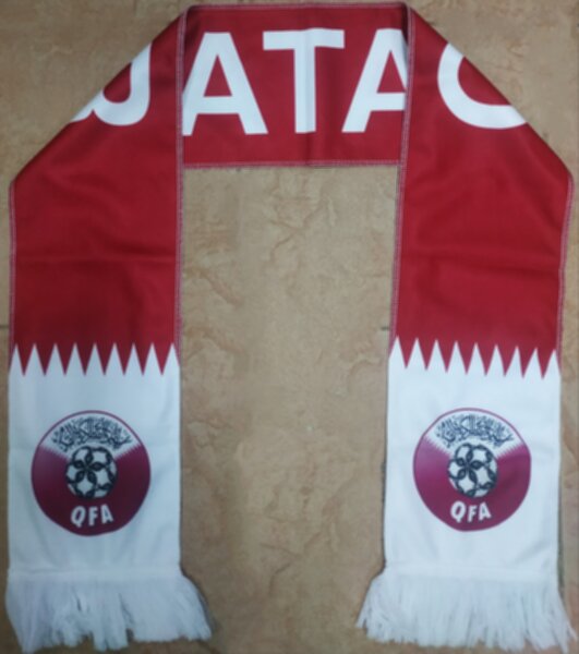 шарф сборной Катара,флис,130х16см.