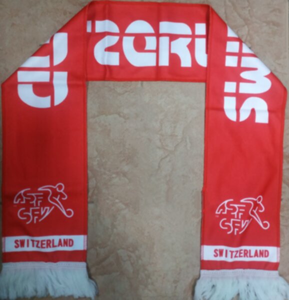 шарф сборной Швейцарии,флис,130х16см.