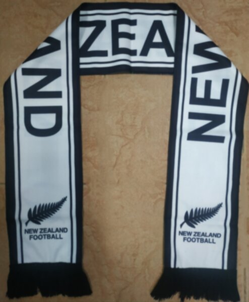 шарф сборной Новой Зеландии,флис,130х16см.