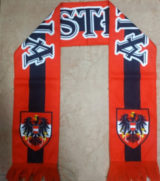 шарф сборной Австрии,флис,130х16см.