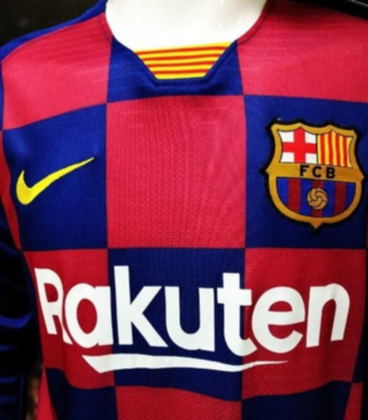 форма Barcelona длинный рукав   2019-2020   домашняя