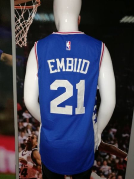 майка баскетбольная  Philadelphia 76ers №21 EMBIID  adidas