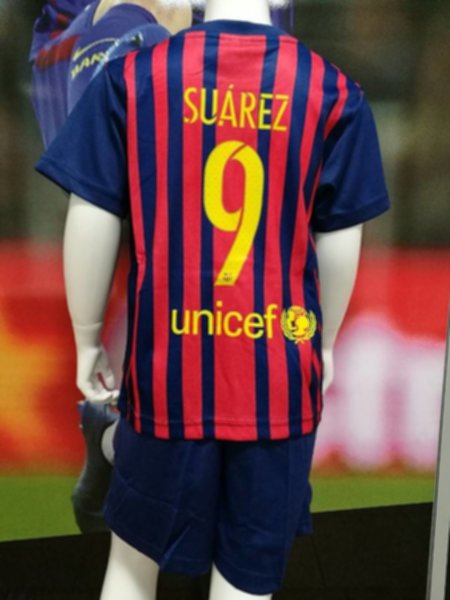 форма детская Barcelona №9 SUAREZ  2017-2018