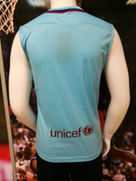 майка тренировочная Barcelona  резервная  2017-2018