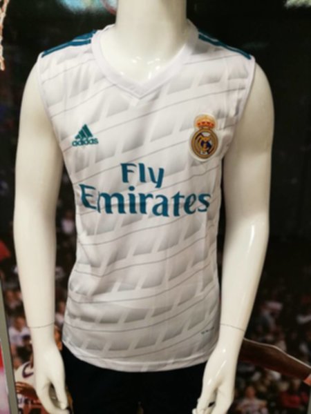 майка тренировочная Real Madrid  домашняя  2017-2018