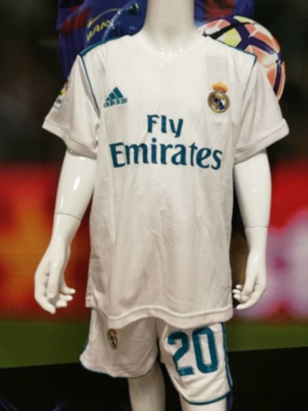 форма детская Real Madrid №20 ASENSIO  adidas  домашняя  2017-2018