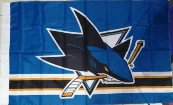 флаг San Jose Sharks  150см х 90см