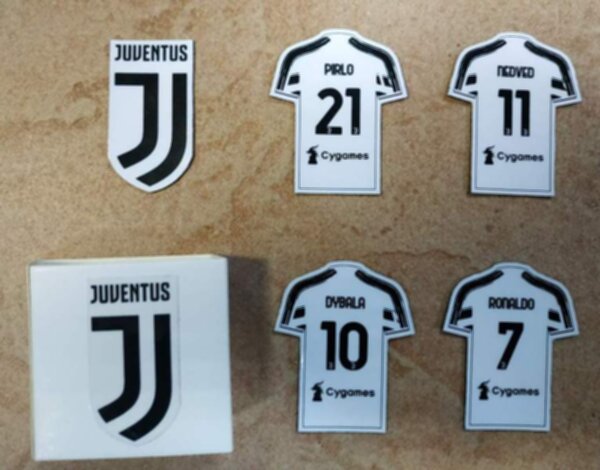 набор магнитов  Juventus  5 шт. винил  5 х 4 см