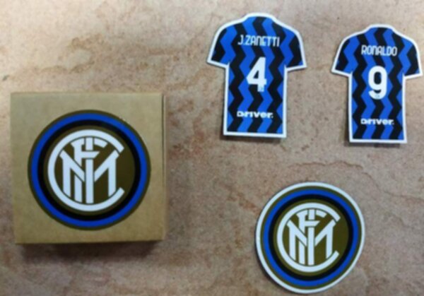набор магнитов  Inter   3 шт. винил  5 х 4 см