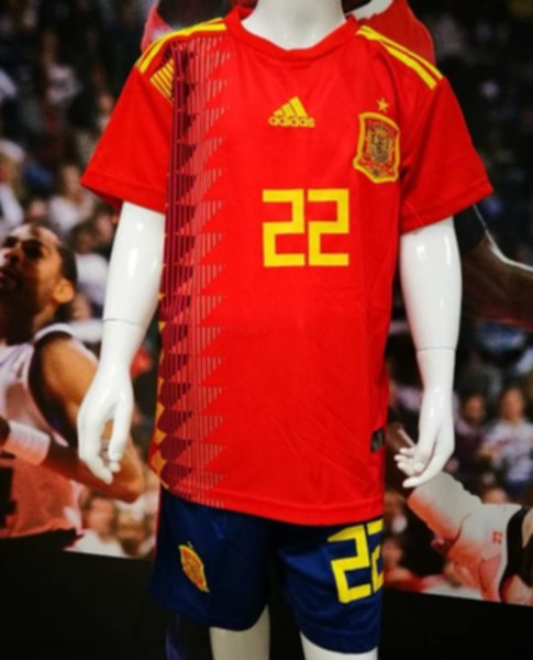 форма сборной Испании (детская) №22 ISCO(World Cup 2018)