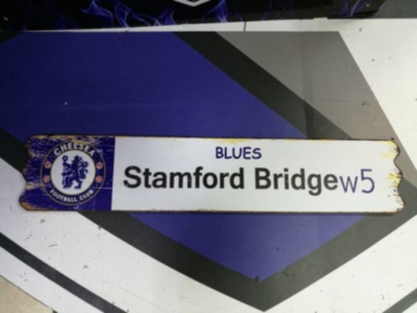 вывеска  Chelsea 60см х 12см,дерево