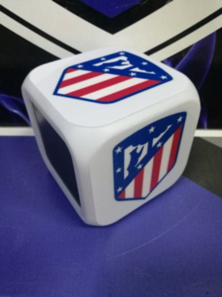 часы с LED Atletico Madrid  8х8х8см
