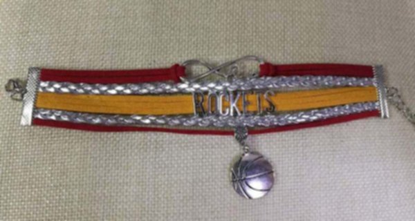 браслет  Houston Rockets (17см х 2,5см)