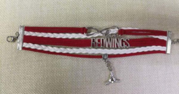 браслет Detroit Red Wings(17см х 2,5см)