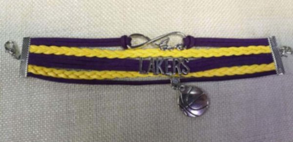 браслет LA Lakers (17см х 2,5см)