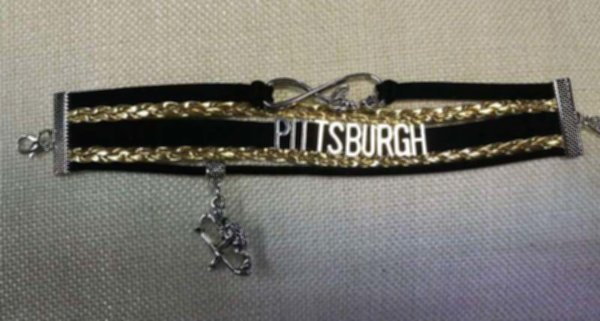 браслет Pittsburgh Penguins 17см х 2,5см