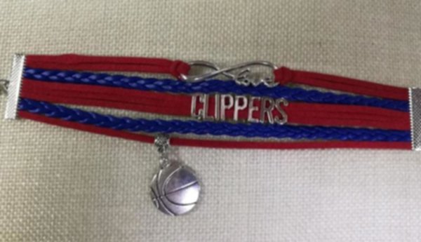 браслет Los Angeles Clippers (17см х 2,5см)