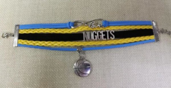 браслет Denver Nuggets(17см х 2,5см)