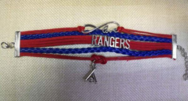 браслет New York Rangers  17см х 2,5см