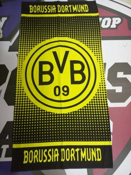 полотенце Borussia Dortmund  150см х 70см  хлопок 100%