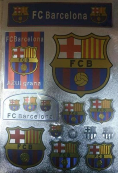 набор наклеек Барселона  27см х 18,5см
