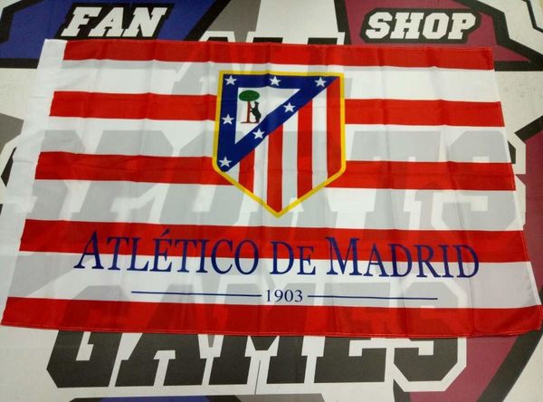 флаг Atletico Madrid  150 см х 90 см
