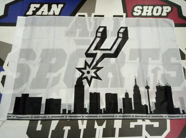 флаг San Antonio Spurs  150 см х 90 см