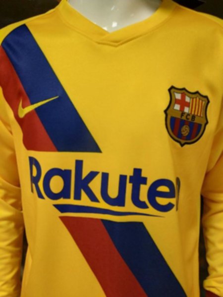 форма Barcelona  длинный рукав №17 GRIEZMANN  2019-2020  гостевая  полиэстер 100%