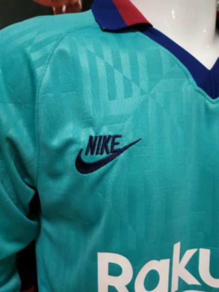 форма Barcelona длинный рукав №10 MESSI  2019-2020  резервная  полиэстер 100%